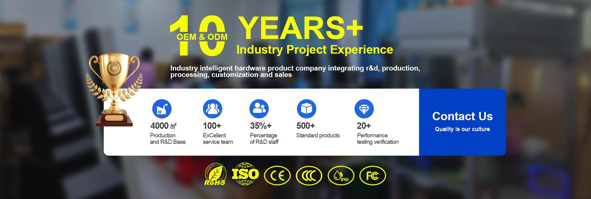 MHY company credentials, certifications and operating data